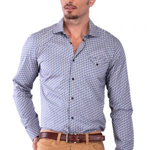 Avanzado Oso polar panorama CAMISA CLEGGAN DANIEL HECHTER MODERN ESTAMPADA – Tops for men